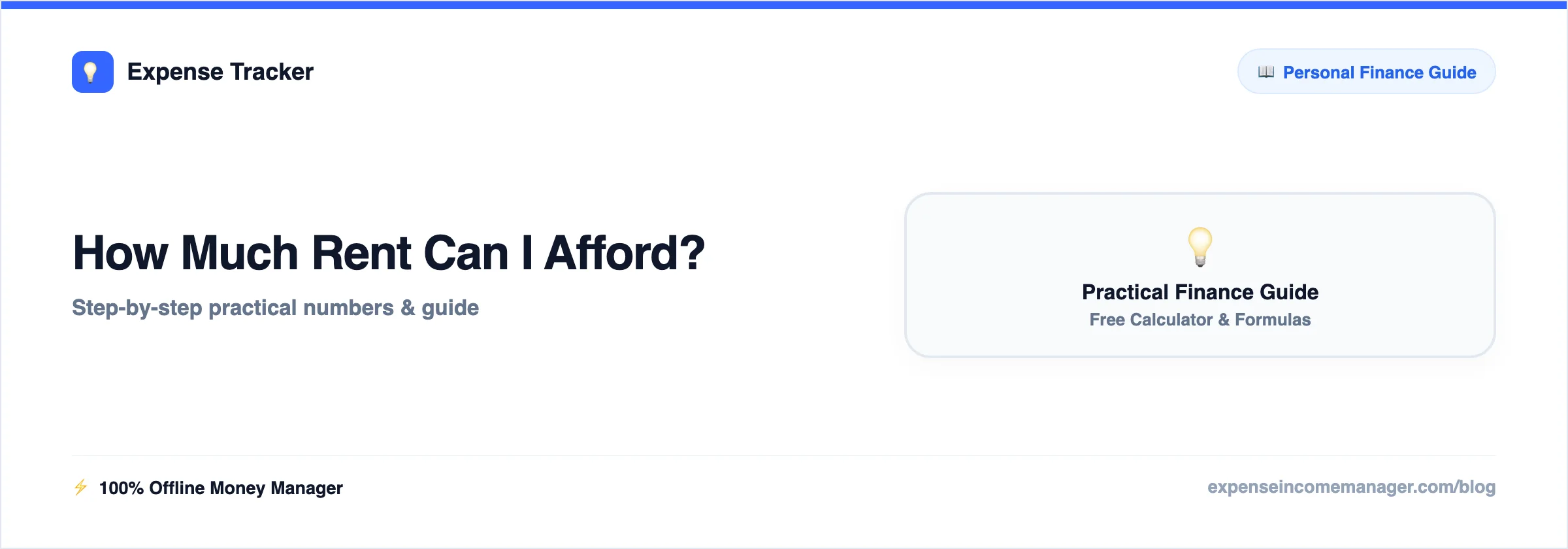 How Much Rent Can I Afford — answered with real numbers and a rule of thumb